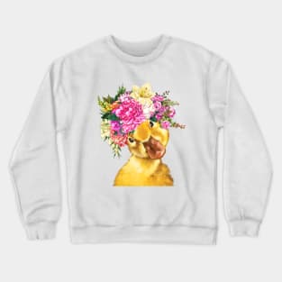 Flower Crown Baby Crewneck Sweatshirt